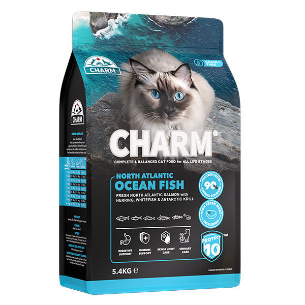 Сухий беззерновий холістик корм для котів Charm North Atlantic Ocean Fish північноатлантична риба 5.4кг (1001539)