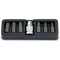 Набор биты для отвертки TORX TOPTUL 10мм T25-T55 7ед. GAAT0705 AUTO-LUXEN