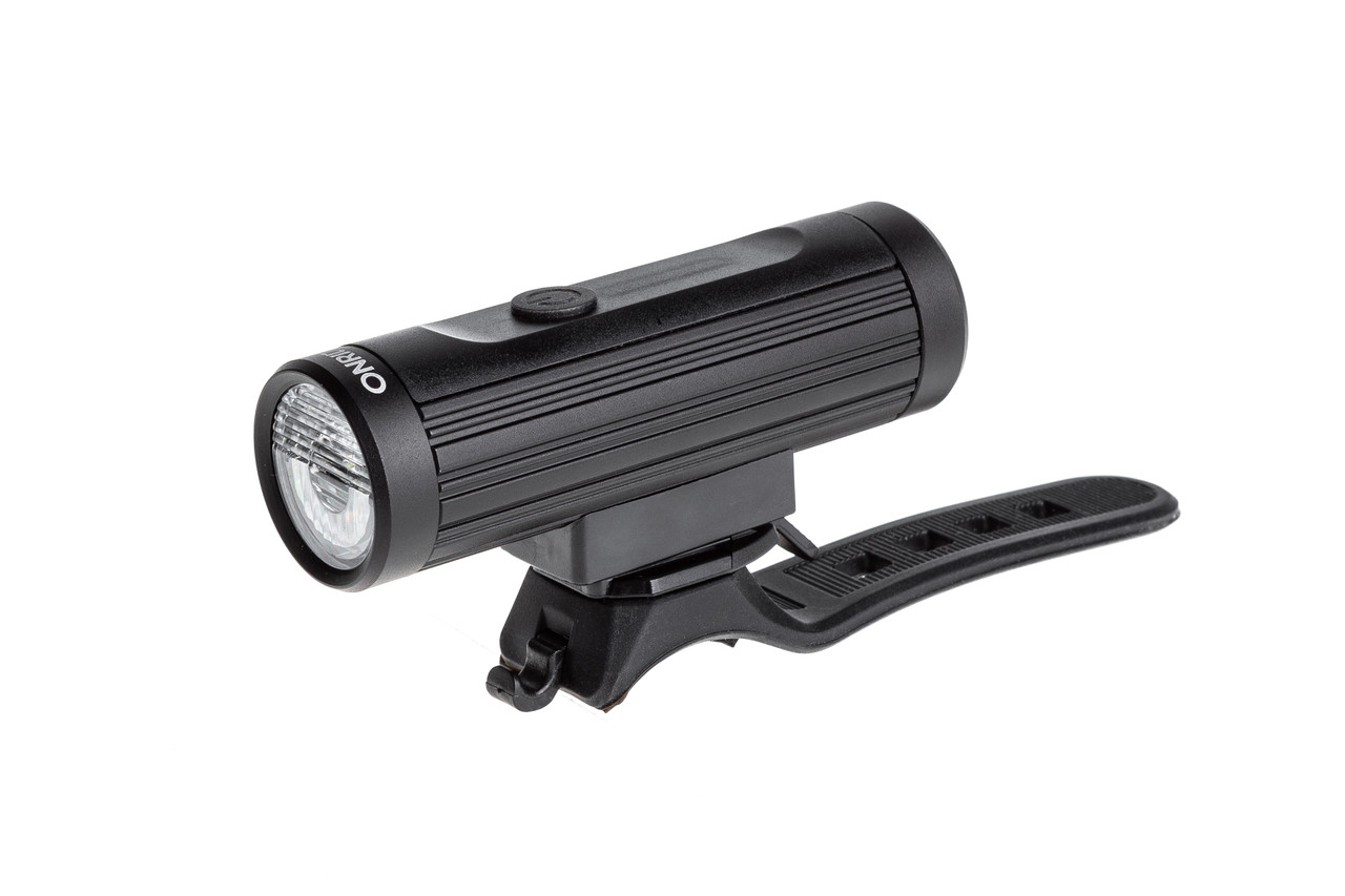 Фара велосипедна ONRIDE Rave 700 lm 2600mAh Type-C габаритне жовте світло алюміній, фото 1