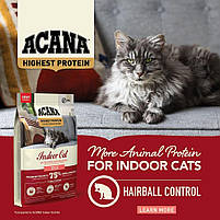 Сухий корм для домашніх котів ACANA Highest Protein, Indoor Cat Recipe  1,8 кг / Корм для котів, фото 4