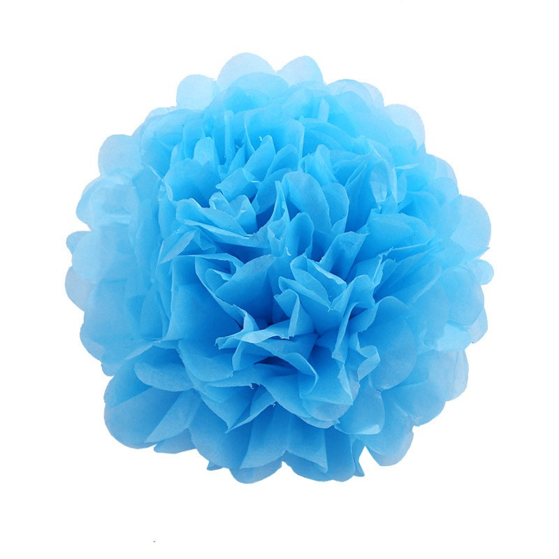 Кулька паперова для свята 15 см блакитний, фото 1