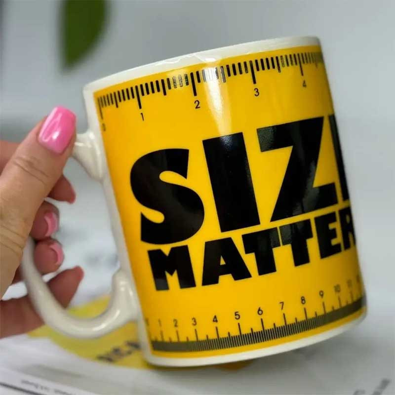 Велика кружка "Size Matters", керамічна, 800мл