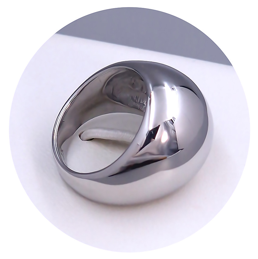 Каблучка Stainless Steel. Сталь. Родій. Є: 20р 21р