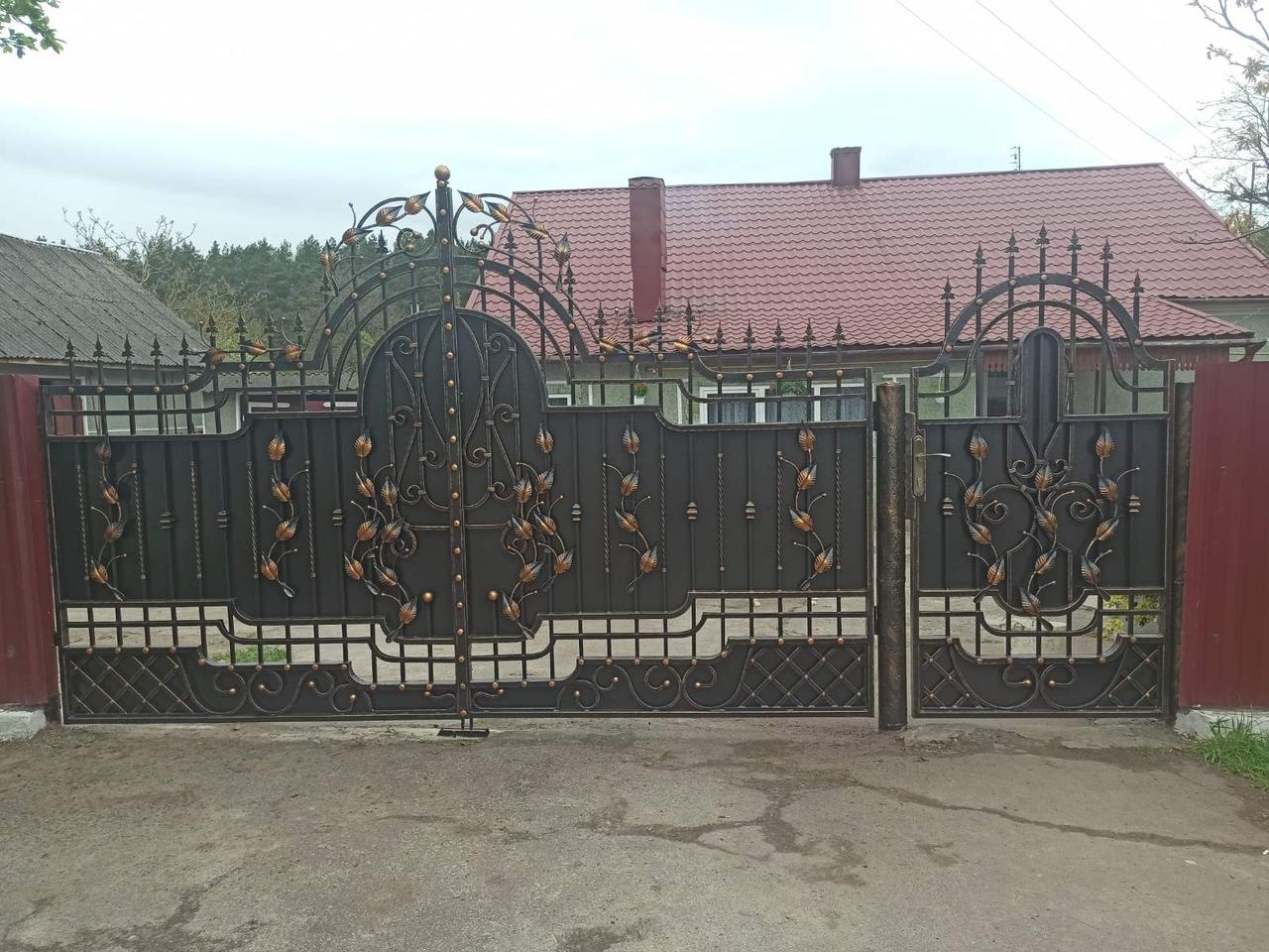 Ворота ковані Авраам