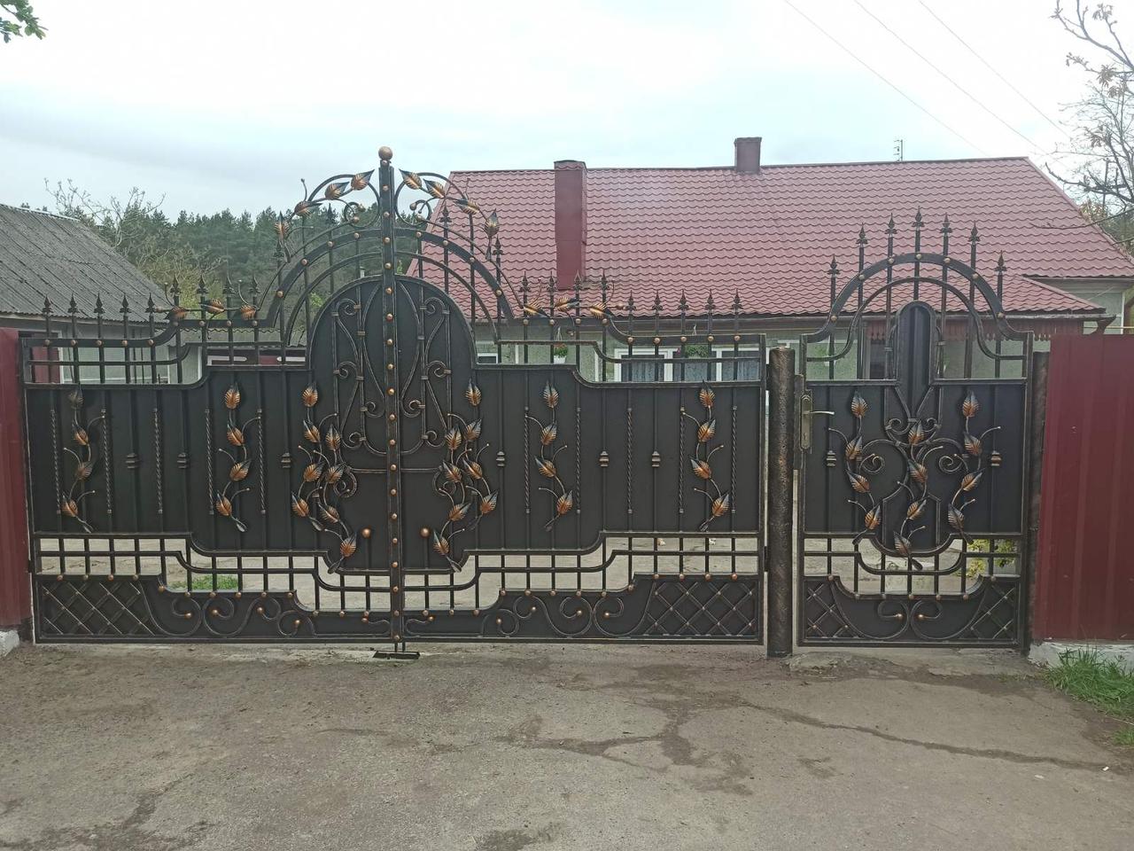 Ворота ковані Авраам