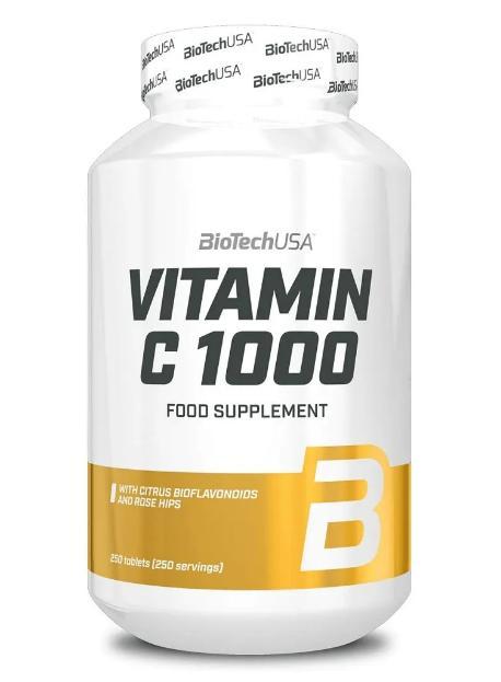 Вітамін С BioTech USA Vitamin C 1000 Bioflavonoids 250 таблеток