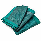 Затінювальна сітка 45% 4 м*5 м посилена з люверсами для городу та рослин, сонце затінювальна сітка ТМ "Shadow, фото 5