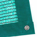 Затінювальна сітка 45% 4 м*5 м посилена з люверсами для городу та рослин, сонце затінювальна сітка ТМ "Shadow, фото 6