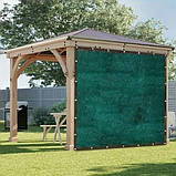 Затінювальна сітка 45% 4 м*5 м посилена з люверсами для городу та рослин, сонце затінювальна сітка ТМ "Shadow, фото 10