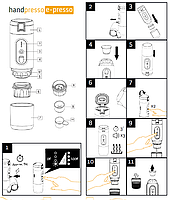 Портативна кавоварка на акумуляторі Handpresso e-presso, фото 5