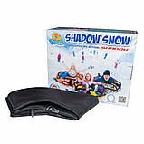 Тюбінг 100 см "Тяни-Толкай" (ПВХ) — зимові надувні санки для катання на гірці, ватрушка для снігу, тюбінг буб, фото 9