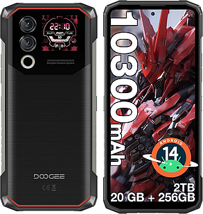 Захищений смартфон DOOGEE Blade 10 Max Black 8/256Gb NFC АКБ 10300mAh, фото 1