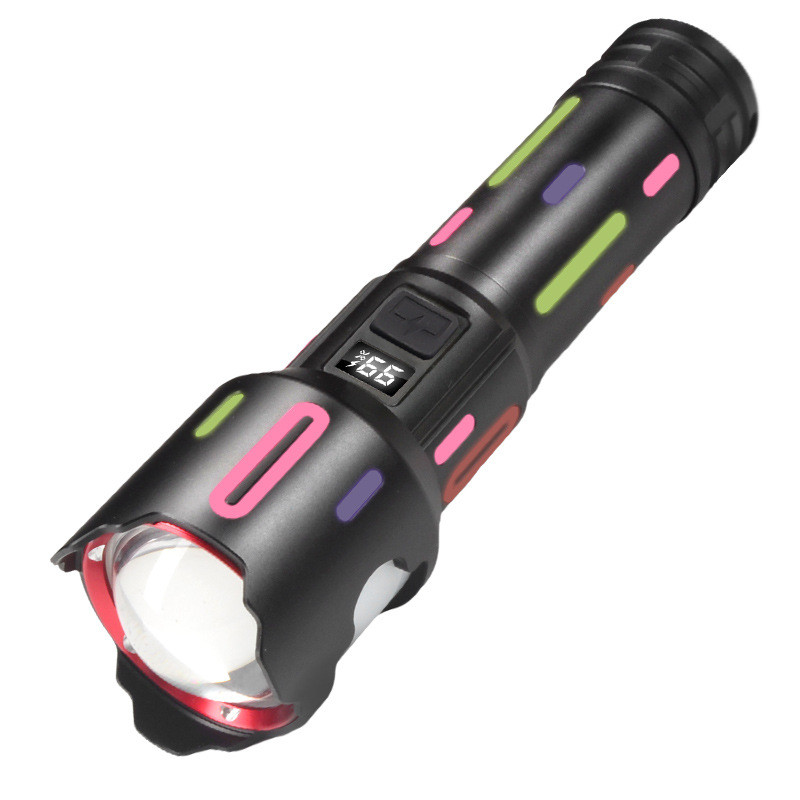 Ліхтар ручний акумуляторний Police SY-2405 TG Zoom 1x26650 Power Bank Type-C Black (7_01507), фото 1