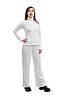 Костюм жіночій Ангора з гольфом та широкими штанами 104/205 Молочний, фото 2
