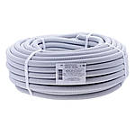 Гофра для кабелю Copos D16 320H - 50м з протяжкою світло-сіра