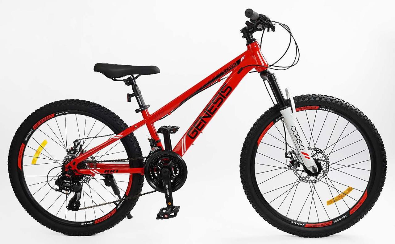 Велосипед гірський CORSO Genesis 24" G-24604