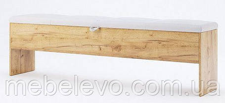 Банкетка Асті / Asti 180 500х1845х355мм дуб крафт + білий глянець Миро-Марк, фото 1