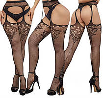 Жіночі колготки з  візерунком в сіточку, колготи-панчохи в дрібну сітку з доступом 1/2/3/4