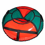 Тюбінг 100 см "Тяни-Толкай" (ПВХ) — зимові надувні санки для катання на гірці, ватрушка для снігу, тюбінг буб, фото 3