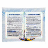 Тюбінг 100 см "Тяни-Толкай" (ПВХ) — зимові надувні санки для катання на гірці, ватрушка для снігу, тюбінг буб, фото 10