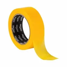 Малярна стрічка рисова MUSTANG CONTOUR LINE жовта 36мм*50м, фото 3