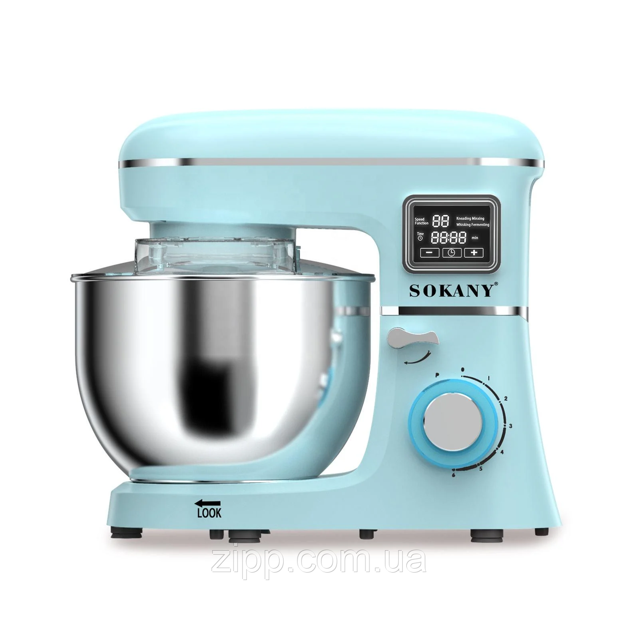 Міксер планетарний Sokany SK-277 1800 Вт стаціонарний, фото 1