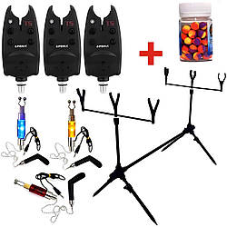 Готовий комплект сигналізації на рід поді "Feima Carp Pro" + бойли подарунок!