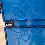 Душова кабіна вулична пластикова Техпром, вуличний літній душ для дачі Синій, фото 5