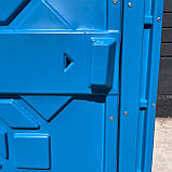 Душова кабіна вулична пластикова Техпром, вуличний літній душ для дачі Синій, фото 6