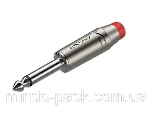 Роз'єм Roxtone RJ2PP-RD-NN Jack 6,3 (mono)