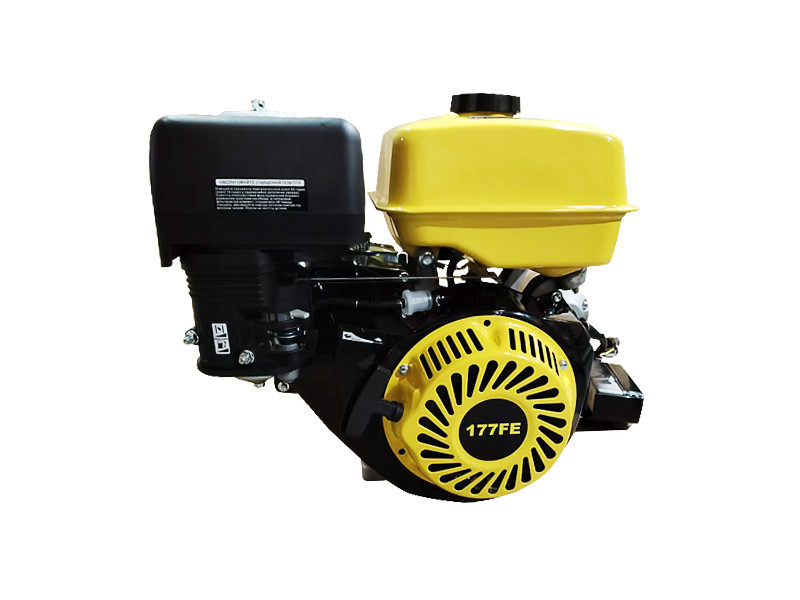 Двигун 177FE — бензин (під шпонку діаметр 25 мм) (9 л.с.) з електростартером — YBX, фото 1