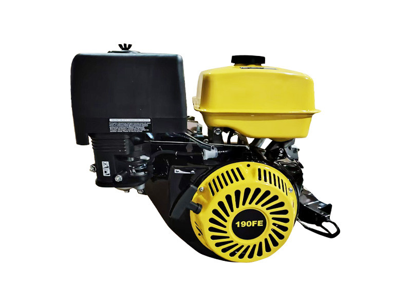 Двигун 190FE — бензин (під шліци діаметр 25 мм) (15 к.с.) з електростартером — YBX, фото 1