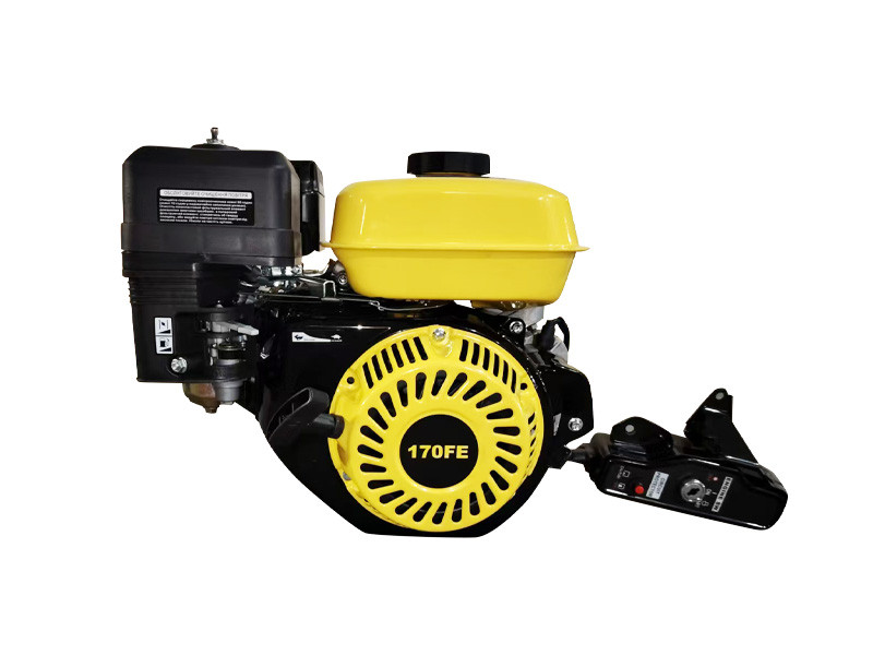 Двигун 170FE — бензин (під шпонку діаметр 19 мм) (7 л.с.) з електростартером — YBX, фото 1