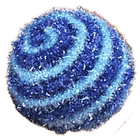 Іграшка для котів і собак Кігтеточка-кулька 7 см Китай