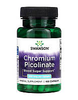 Мінерал Хром Піколінат Swanson Chromium Picolinate 200 мкг 100 капс США