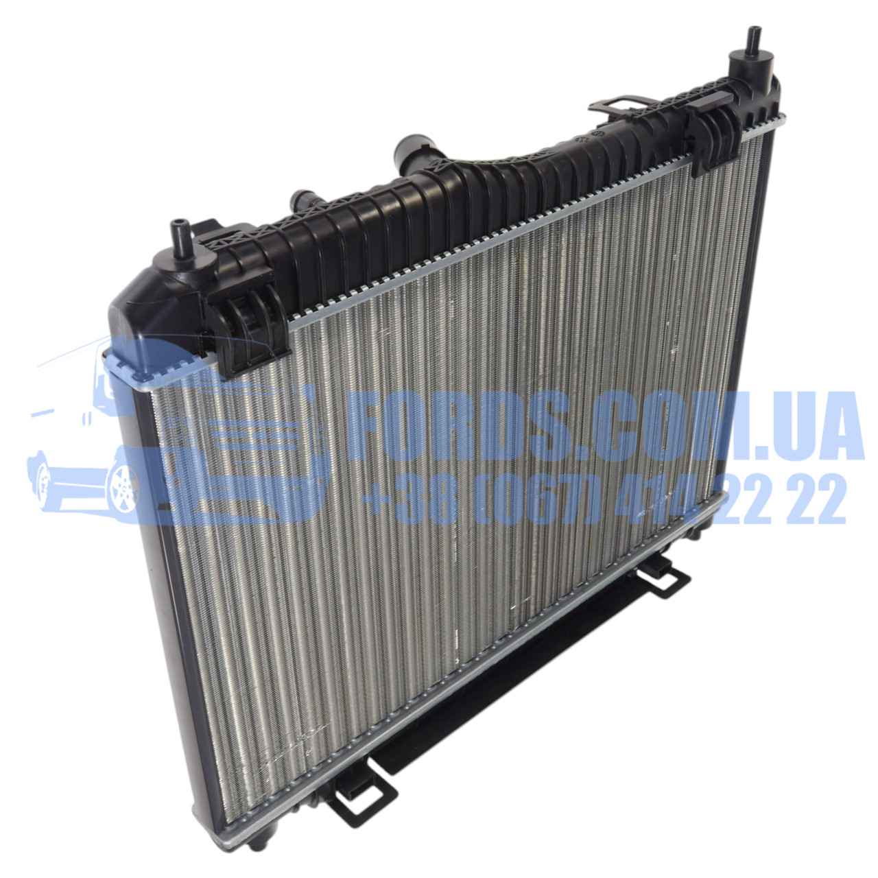 Радіатор двигуна FORD FIESTA 2008- (1.25/1.4/1.6 ZETEC) THERMOTEC