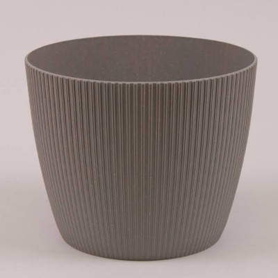 Горщик пластмасовий MAGNOLIA JUMPER ECO сірий 19см