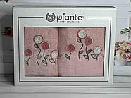 Набір махрових рушників 50*90 і 70*140 TM Piante Home Туреччина ramaska pembe колір персиковий