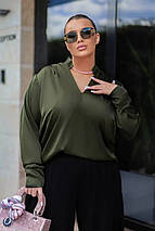 Неймовірна сорочка, тканина "Шовк Армані" 48, 50, 52, 54, 56, 58, 60 розмір 48, фото 3