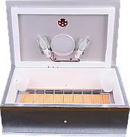 Інкубатор механічний Наседка 70 в металевому корпусі з цифровим терморегулятором