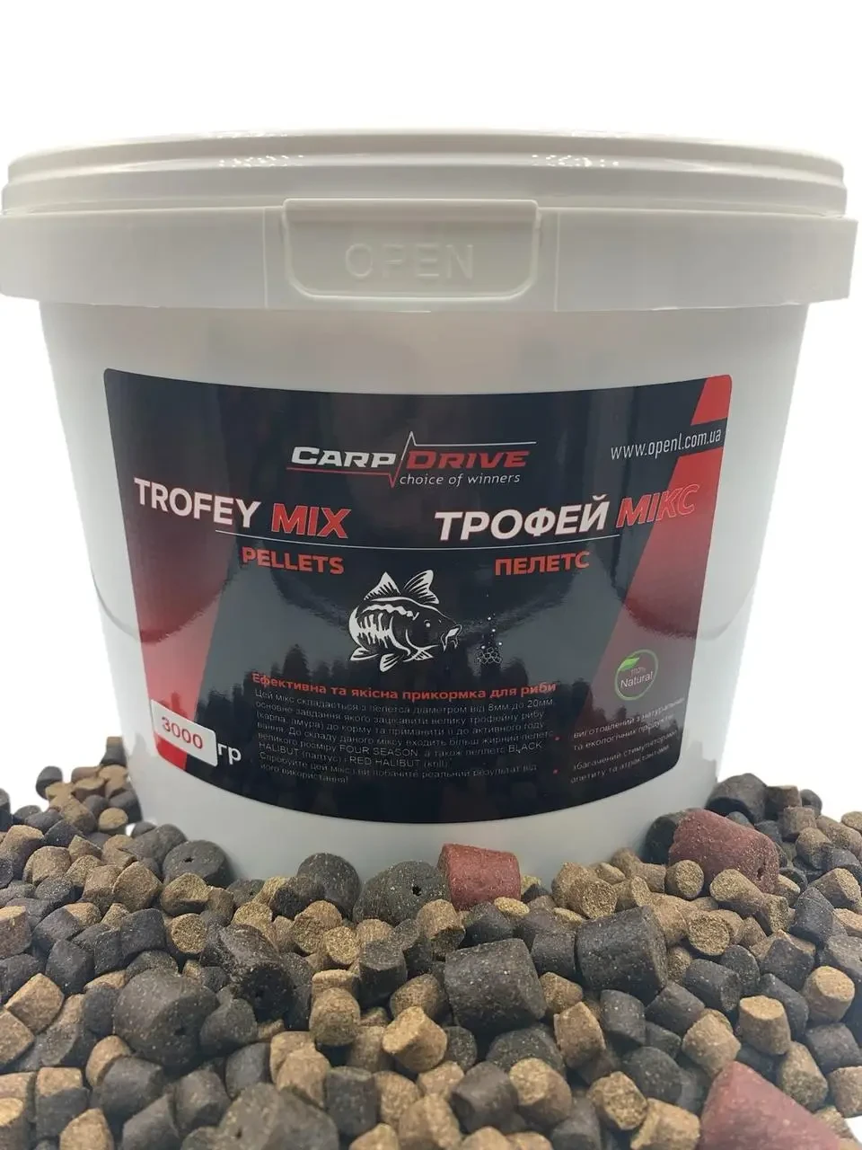 Пеллетс мікс Трофей, Спод мікс Carp Dream Spod Mix 8-20мм 3кг