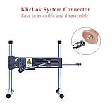 Фалоімітатор Hismith 7.5 дюймів силіконовий для секс машин анального та вагінального використання, фото 5