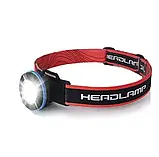 Налобний ліхтарик Police PL-139 COB (білий+червоний) акумуляторний 18650 Type-C Black-Orange (7_01500) (7_01500), фото 2