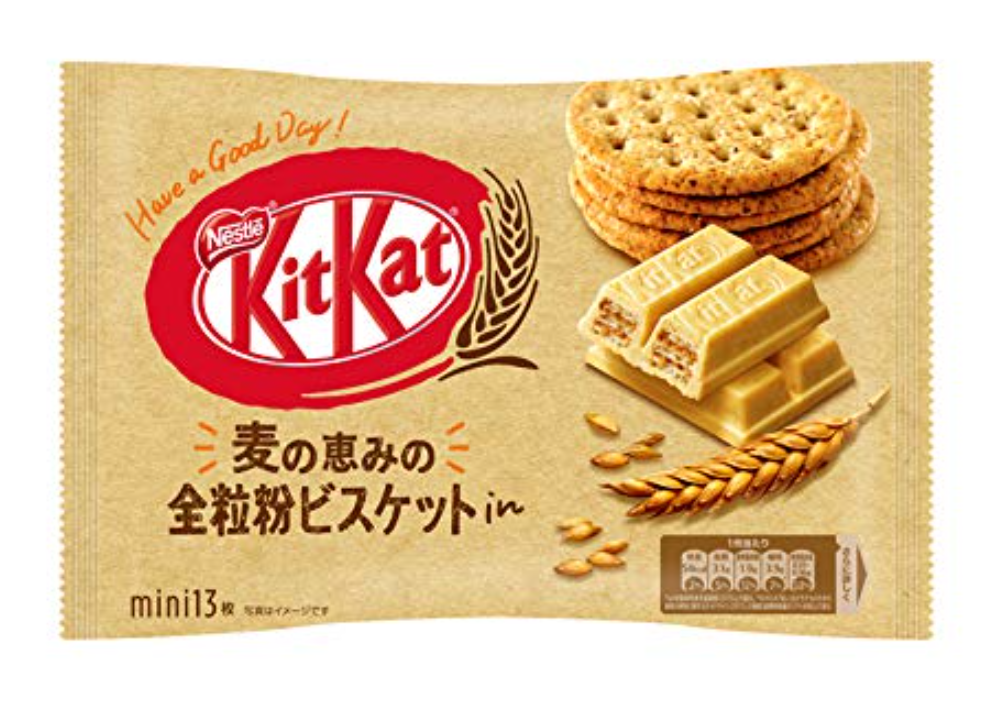 Шоколадні міні-батончики Kit Kat Whole Grain Biscuits 13 шт х 11.3g