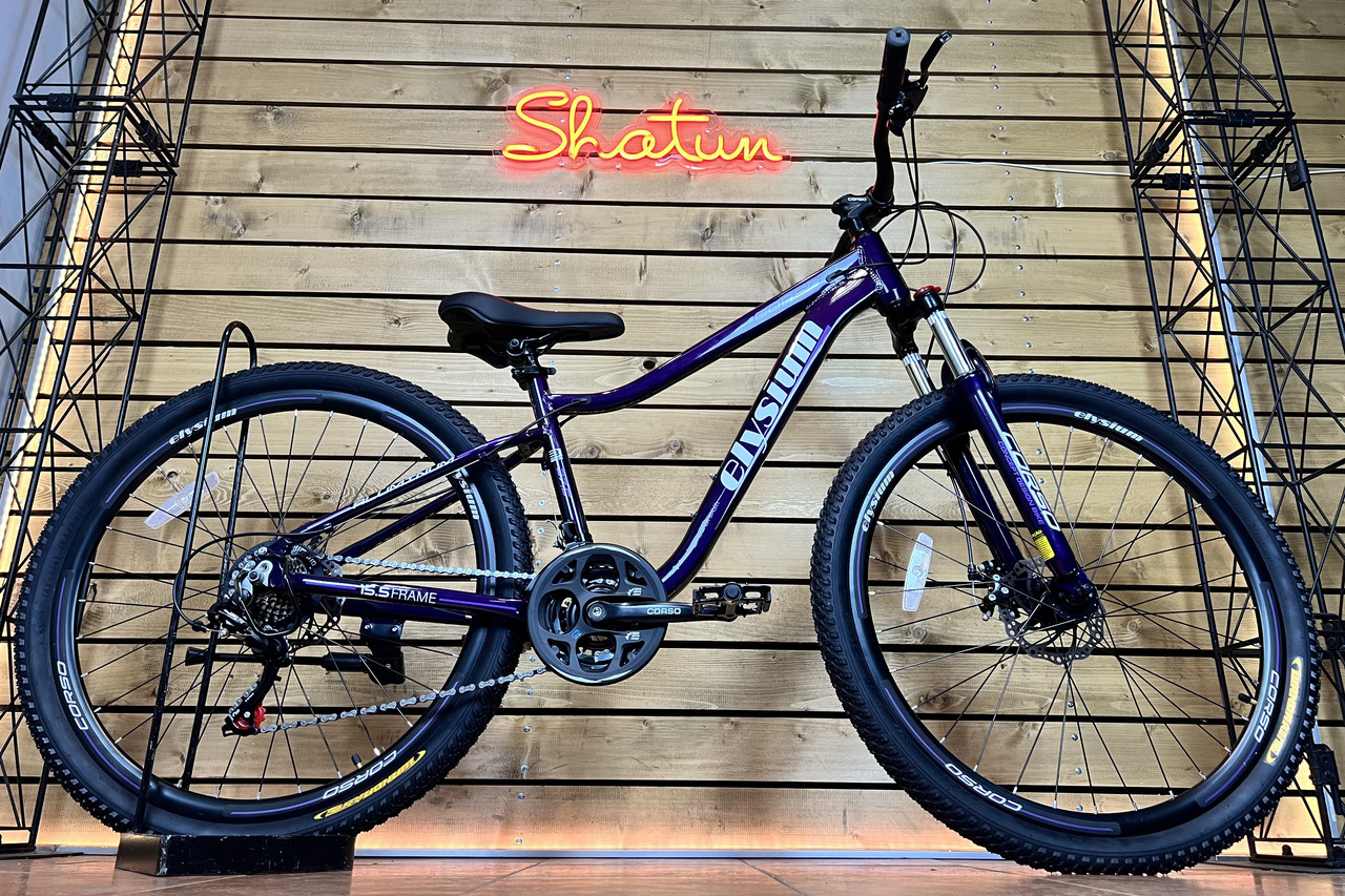 Велосипед жіночий 27,5" Corso Elysium LS-27611 фіолетовий на зріст 147-162 см