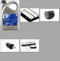 Набір для ТО автомобільних фільтрів та оливи Daewoo Rezzo/Daewoo Tacuma  1,6 л. (107 к.с.)  (2000-2008)