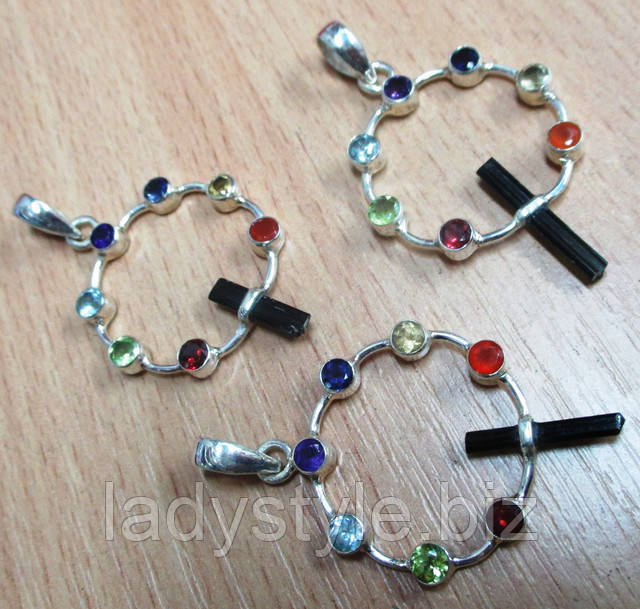 Кулон с зеленым турмалином от студии LadyStyle.Biz украшения купить натуральный турмалин кольцо перстень подарок