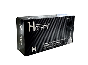 Нітрилові рукавички чорні Хофен М