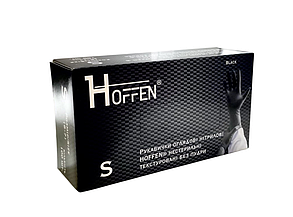 Нітрилові рукавички чорні Хофен S