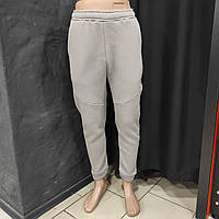 Штани ALORE чоловічі спортивні трикотаж на флісі кишені 42 сірі